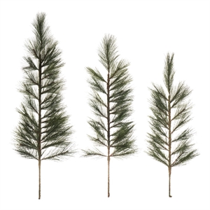Vickerman 36-42-48&quot White Pine Tops 3Pc Set