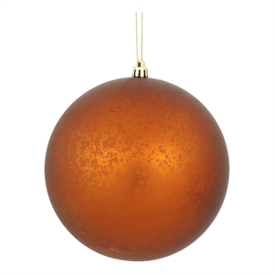 8&quot Copper Matte Plastic Mercury Ball 1/Bg