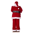 Vickerman 6' Red Velvet Standing/Sitting Santa in Red