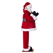 Vickerman 6' Red Velvet Standing/Sitting Santa in Red