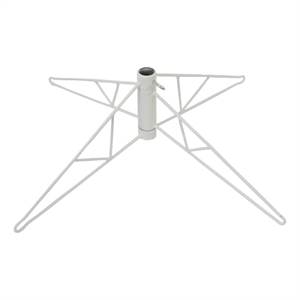 Vickerman 28&quot Metal Christmas Tree Stand in White