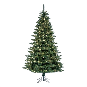 Vickerman 15' x 96&quot Faux Camdon Fir Christmas Tree in Green with LED 3350WW