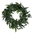 Vickerman Artificial Seeded Willow Eucalyptus Wreath in Green