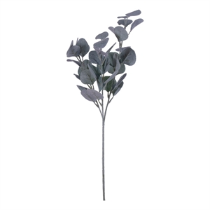 Vickerman 26&quot Artificial Frosted Money Leaf Spray in Green (3 Piece)
