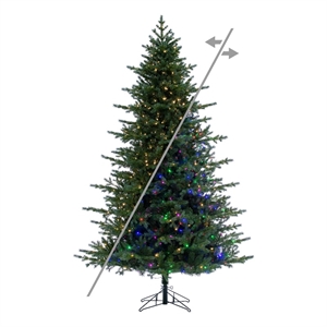 Vickerman Concolor Blue Green 7.5' x 56&quot Fir Christmas Tree in Multi-Color