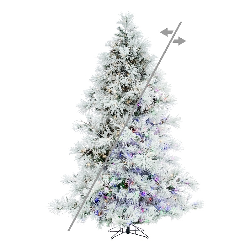 Vickerman Flocked Mountain 6.5' x 58