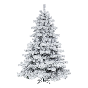 Vickerman 9' x 73&quot Alaskan Flocked Christmas Tree in Multi-Color w 1200WW