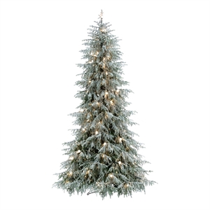 Vickerman Frosted Norfolk 14' x 108&quot Christmas Tree in Multi-Color 2533WW