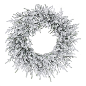 Vickerman Frosted Norfolk 48&quot Faux Pine Wreath in Multi-Color