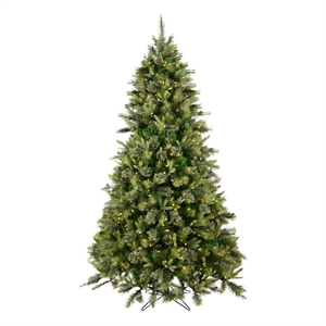Vickerman Cashmere 15'x106&quot Pine Faux Christmas Tree in Green with 3850WW