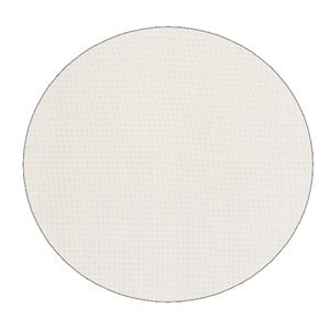 homeroots 6' round non sip pvc coated polyester fabric non slip rug pad in beige