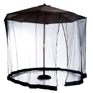 homeroots mesh polyester fabric mosquito screen canopy in black