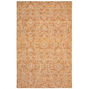 8' x 10' rustic floral paradise area rug