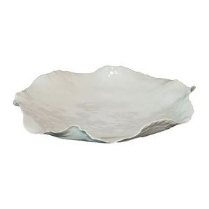 plutus modern decorative ceramic bowl in white