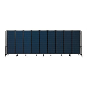 NPS ROBO Series 6ft Modern Metal Room Divider with 9 Sections in Blue