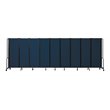 NPS ROBO Series 6ft Modern Metal Room Divider with 9 Sections in Blue