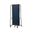 NPS ROBO Series 6ft Modern Metal Room Divider with 3 Sections in Blue