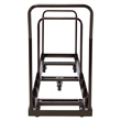 NPS Modern Powder-Coated Metal Steel Dolly for AirFlex Series Chairs in Brown