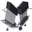 NPS Modern Steel Metal Dolly for 20 Melody Music Stands in Zinc Silver