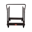 NPS Modern Metal Folding Table Dolly For Round and Rectangular Tables in Brown