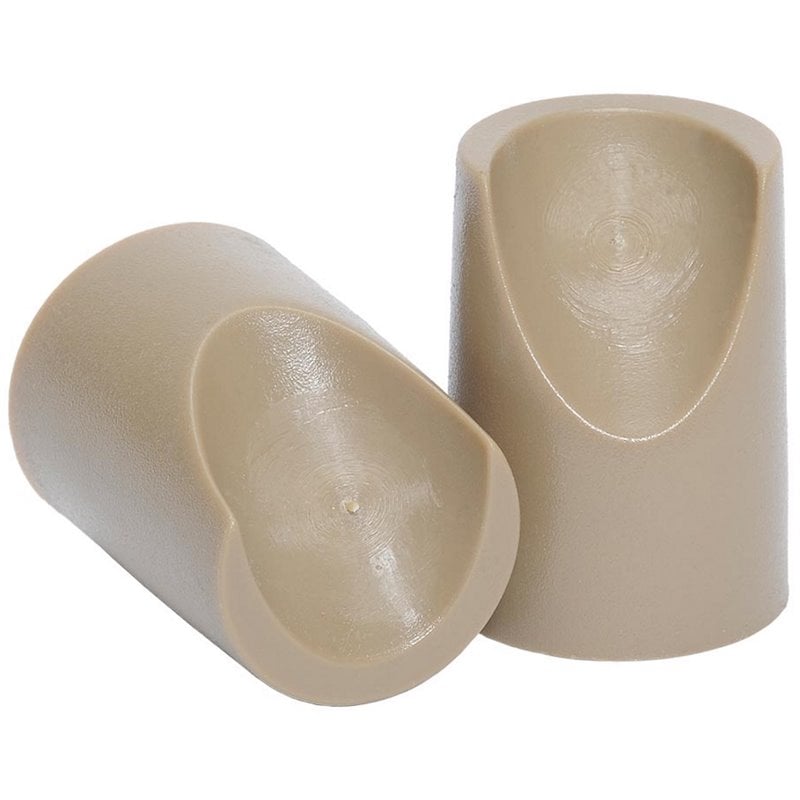 NPS Modern Plastic Folding Chair VTip Caps in Beige (Set of 100
