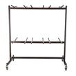 NPS Modern Steel Metal Steel Double Tiers Hanging Chair Truck in Brown