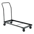 NPS 4-caster Modern Metal Steel Dolly for Series 1100 Chairs in Brown