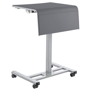 NPS Sit-Stand Student Desk Pro Gray Adjustable Height 28.5&quot-41.75&quot