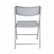 NPS Airflex Series premium Polypropylene Folding Chair Platinum 4PK