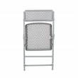 NPS Airflex Series premium Polypropylene Folding Chair Platinum 4PK