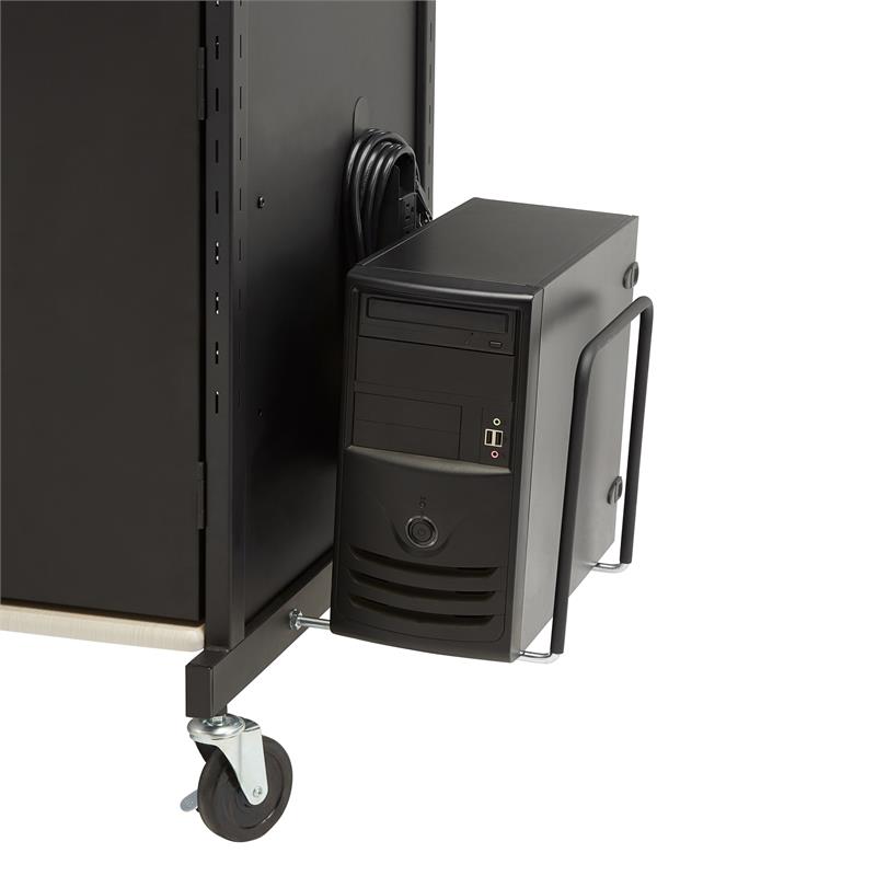 Oklahoma Sound PRC Series Metal Jumbo Plus Presentation Cart in Black