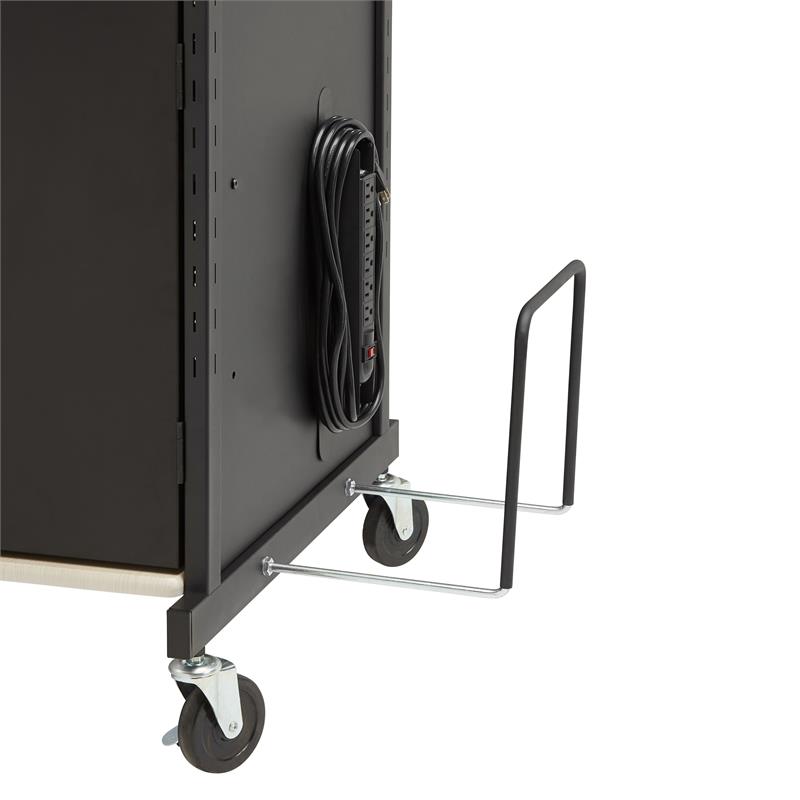 Oklahoma Sound PRC Series Metal Jumbo Plus Presentation Cart in Black