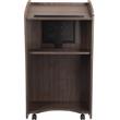 Oklahoma Sound Vision Wood Lectern with Sound and Screen in Ribbonwood Brown