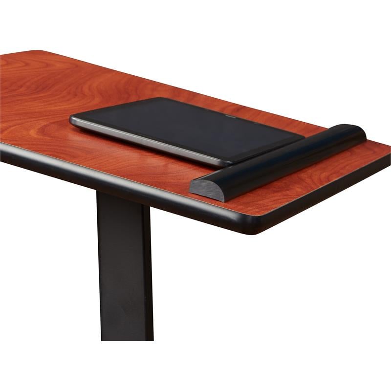 Oklahoma Sound Portable Presentation Series Metal Lectern Stand in Cherry