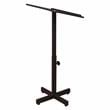 Oklahoma Sound Portable Presentation Series Metal Lectern Stand in Medium Oak