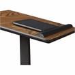 Oklahoma Sound Portable Presentation Series Metal Lectern Stand in Medium Oak