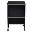 Oklahoma Sound 100 Series Modern Wood AV Cart/Lectern Base in Black
