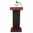 Oklahoma Sound Orator Series 40W Modern Wood Lecter in Mahogany