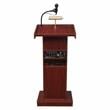 Oklahoma Sound Orator Series 40W Modern Wood Lecter in Mahogany