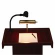 Oklahoma Sound Orator Series 40W Modern Wood Lecter in Mahogany