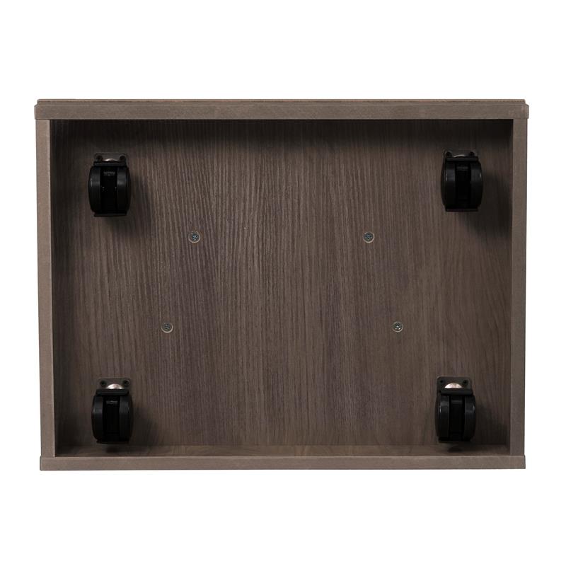 Oklahoma Sound Orator Series 40W Modern Wood Lecter in Ribbonwood Brown