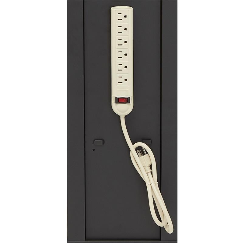 Oklahoma Sound PRC Series Metal Premium Plus Presentation Cart in Ivory/Black