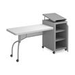 Oklahoma Sound Edupod Series Metal Teacher's Desk and Lectern Combo in Gray