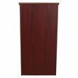 Oklahoma Sound 20 Series Modern Wood Full Floor Lectern in Mahogany