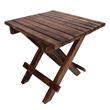 3 Piece Plank Style Wood Outdoor Folding Portable Picnic Table Set in Brown