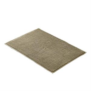 salzburg fabric reversible bath rug with quick drying loops in brown
