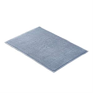 salzburg fabric reversible bath rug with quick drying loops in blue