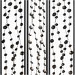 Transitional 3 Panel Metal Screen with Intricate Flower Design in Black