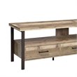71 Inch Wooden TV Console with 3 Storage Drawers and Open Shelf in Brown