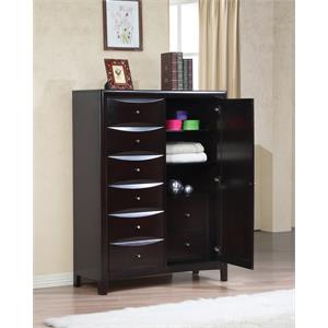 bold sturdy chest with storage drawers  brown